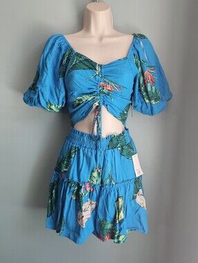 New top and skirt set with tags, size XS.